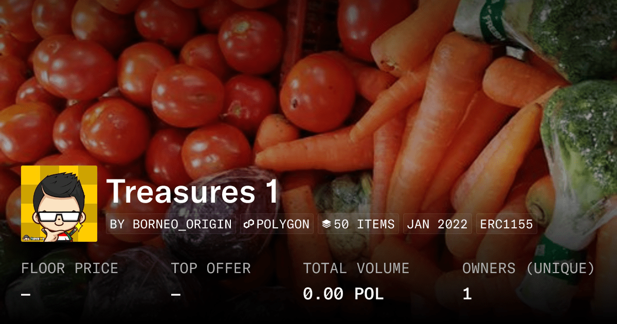 Treasures 1 Collection Opensea