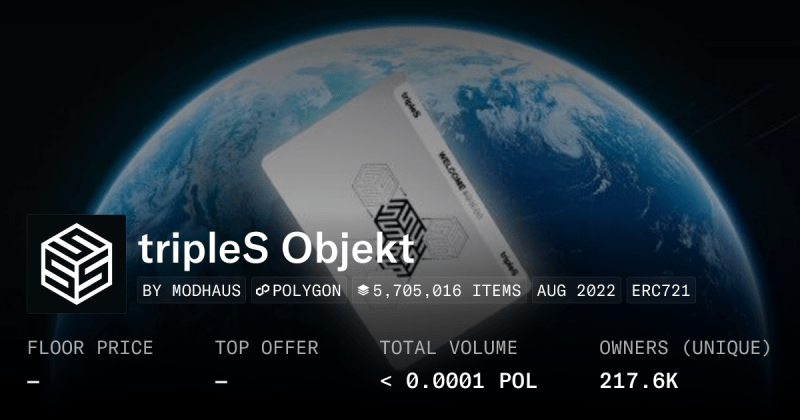 Triples Collection Opensea - Premium Space Design Gallery - Retina