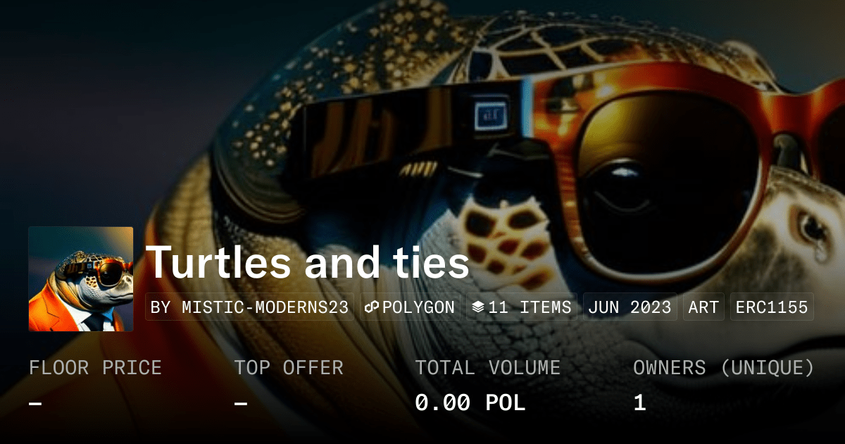 Turtles And Ties Collection Opensea