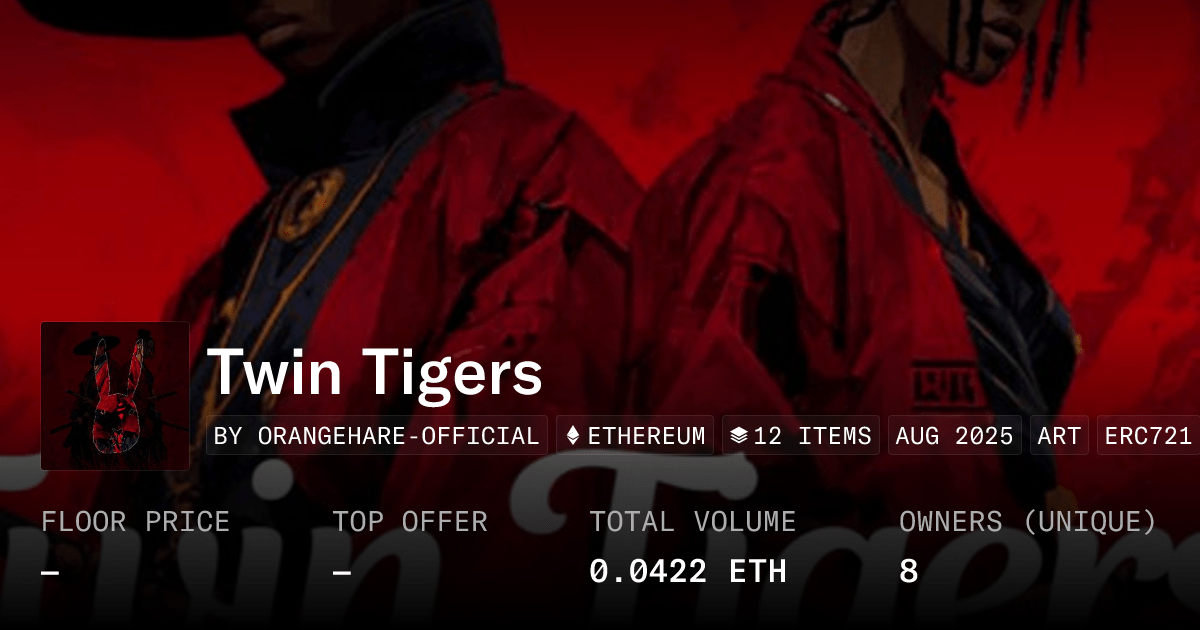 Twin Tigers Collection Opensea