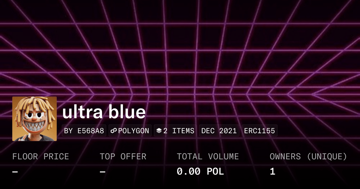 Ultra Blue Collection Opensea