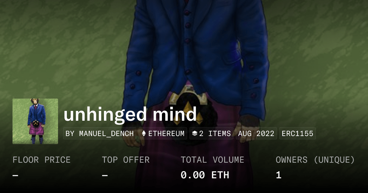 Unhinged Mind Collection Opensea