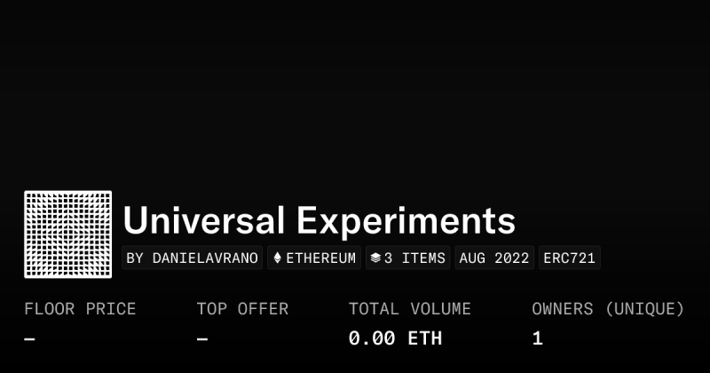 Experiments Collection Opensea - Premium Minimal Texture Gallery - Mobile