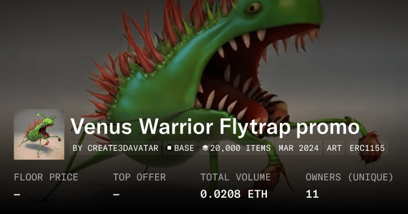 Venus Warrior Collection Opensea - Nature Patterns - Perfect 4K Collection