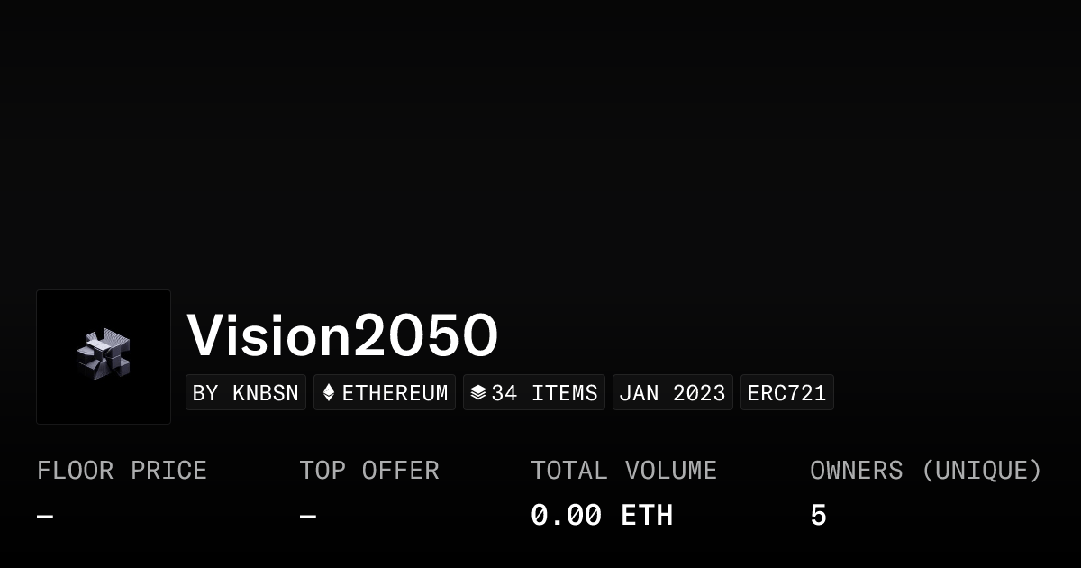 Vision2050 Collection Opensea