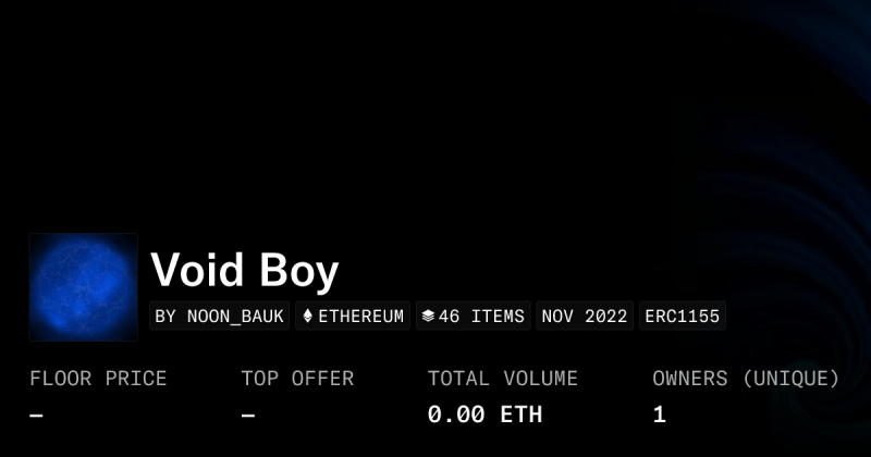 Void Boy - Premium Dark Art Gallery - 8K