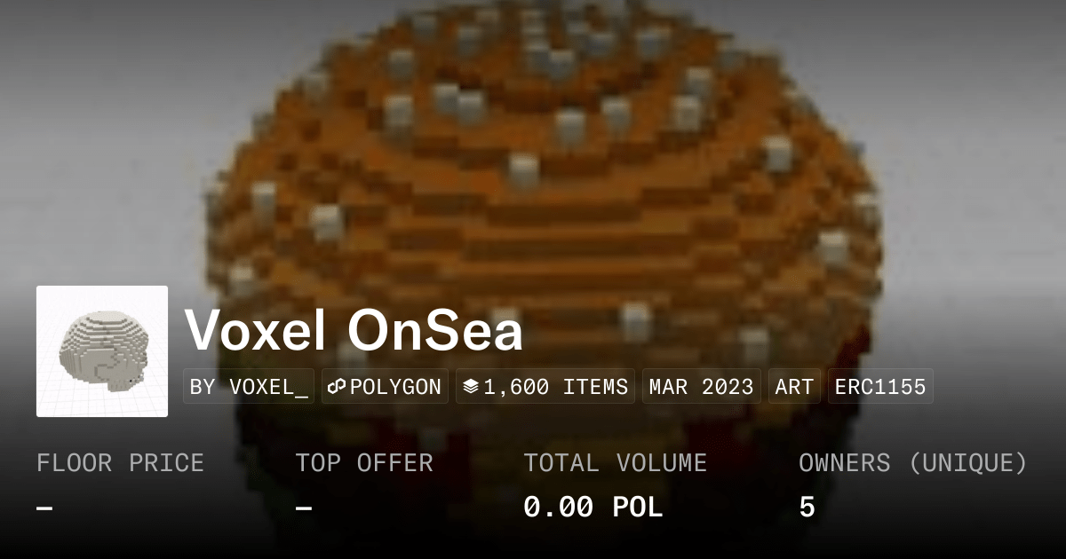 Voxel Onsea Collection Opensea