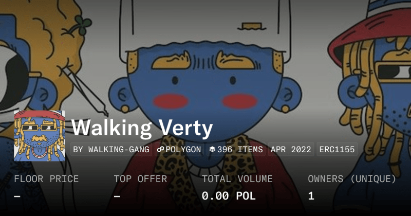 Verty Collection Opensea - Premium Gradient Illustration Gallery - High Resolution