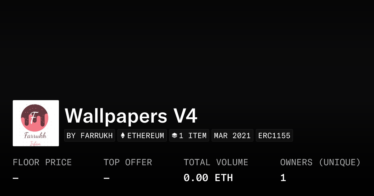 Wallpapers V4 Collection Opensea