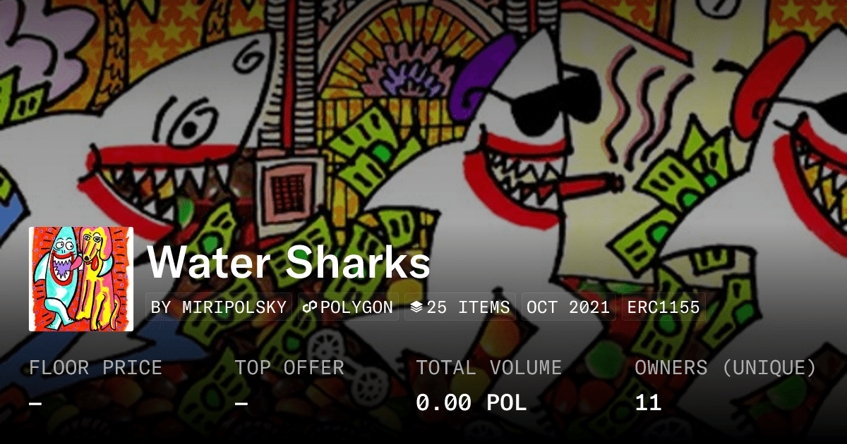Water Sharks Collection Opensea