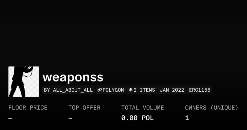 Unique Weapon Collection Opensea - Minimal Arts - Modern Retina Collection