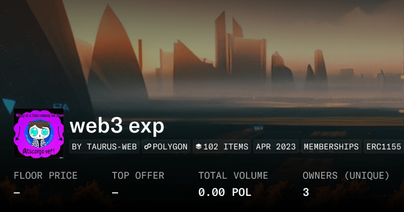 Web3 Collection Opensea - Download Beautiful Minimal Design | Retina