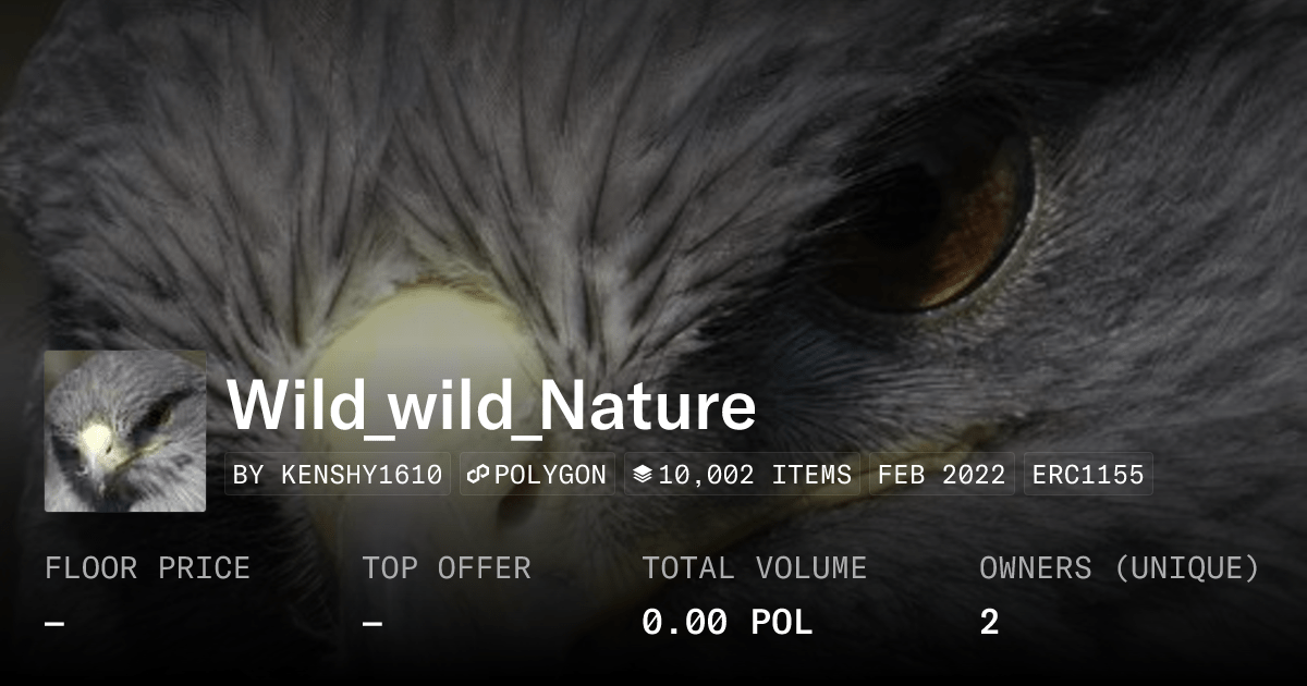 Wild Wild Nature Collection Opensea