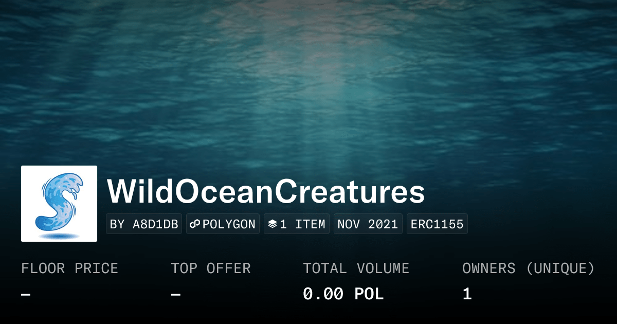 Wildoceancreatures Collection Opensea