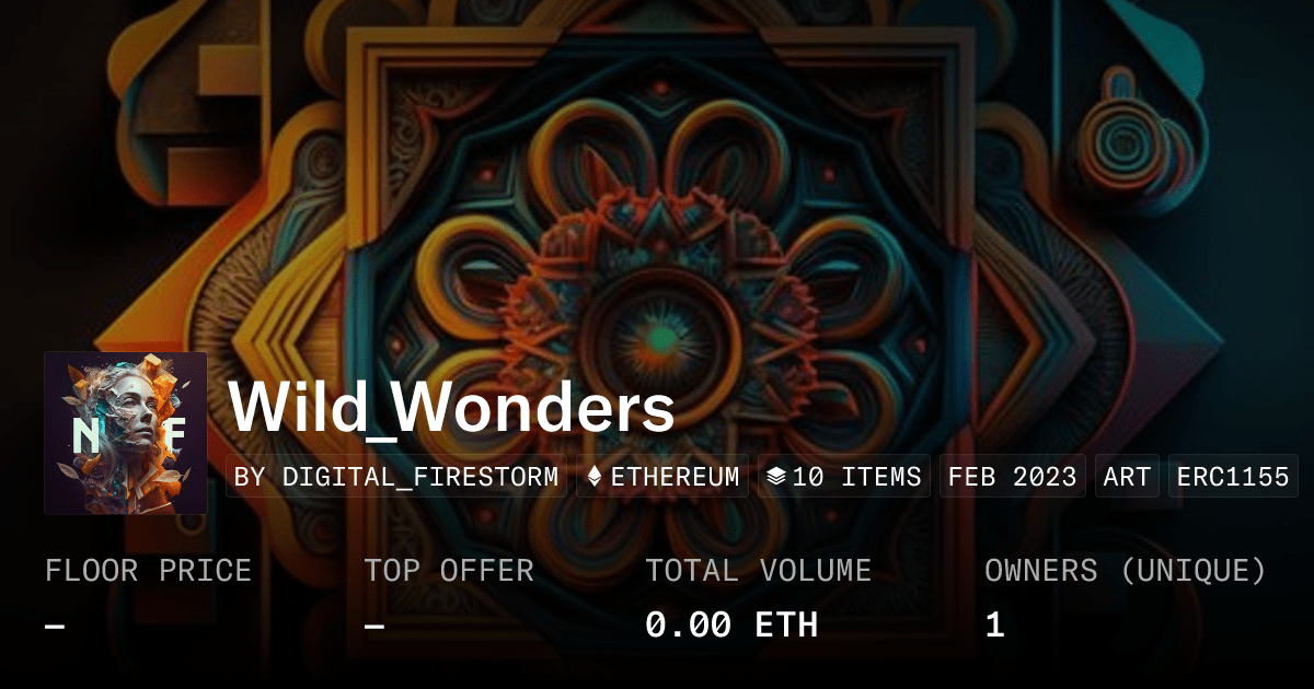 Wild Wonders Collection Opensea