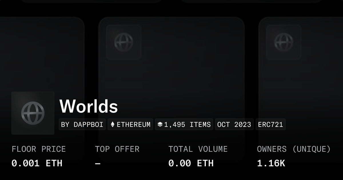 Worlds Collection Opensea
