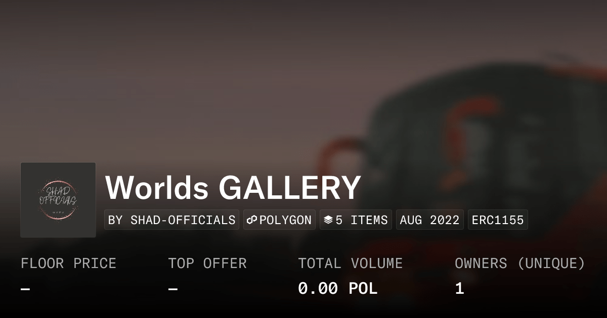 Worlds Gallery Collection Opensea