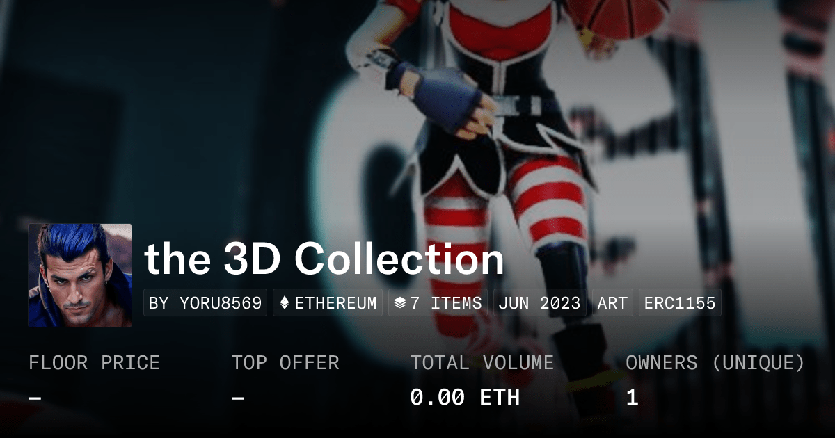 The 3d Collection Collection Opensea