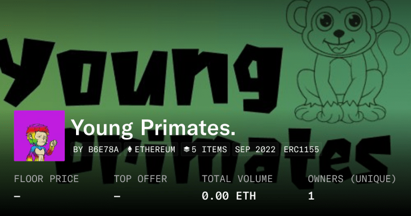 Primates Collection Opensea - Gradient Arts - Gorgeous Desktop Collection