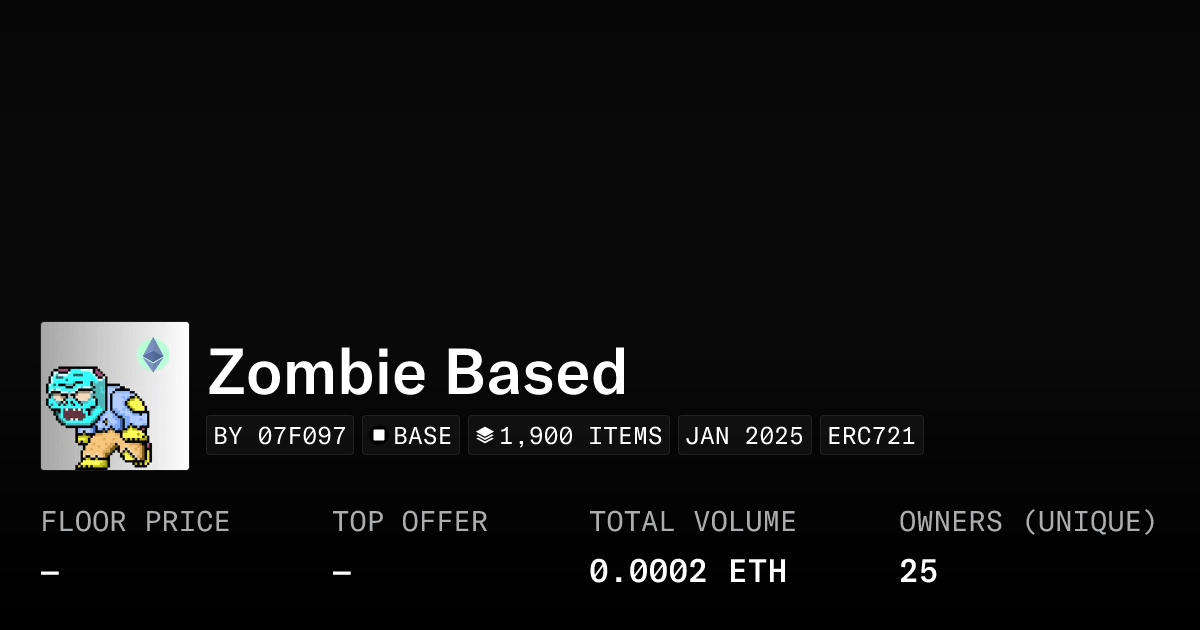 Zombie Based Collection Opensea
