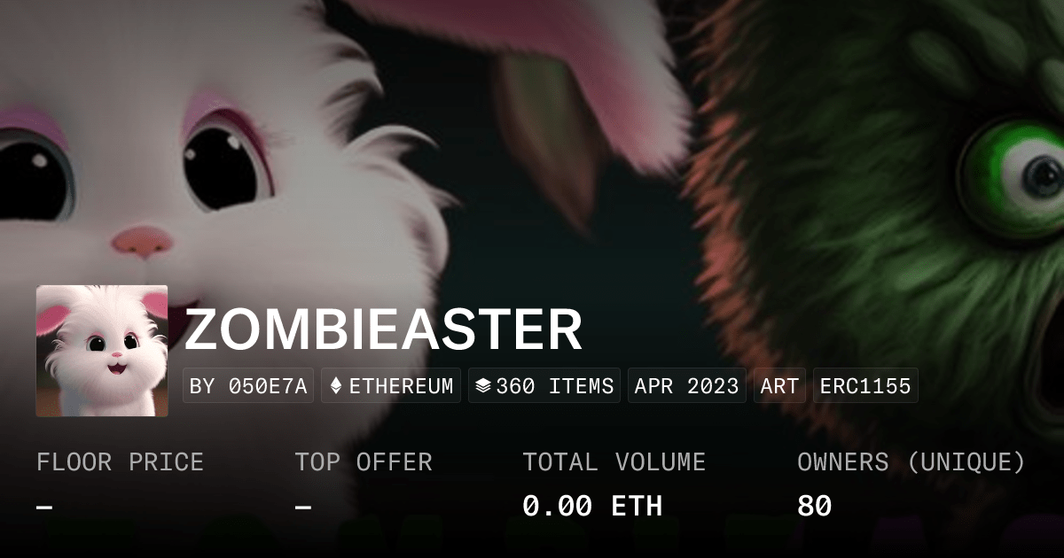 Zombieaster Collection Opensea