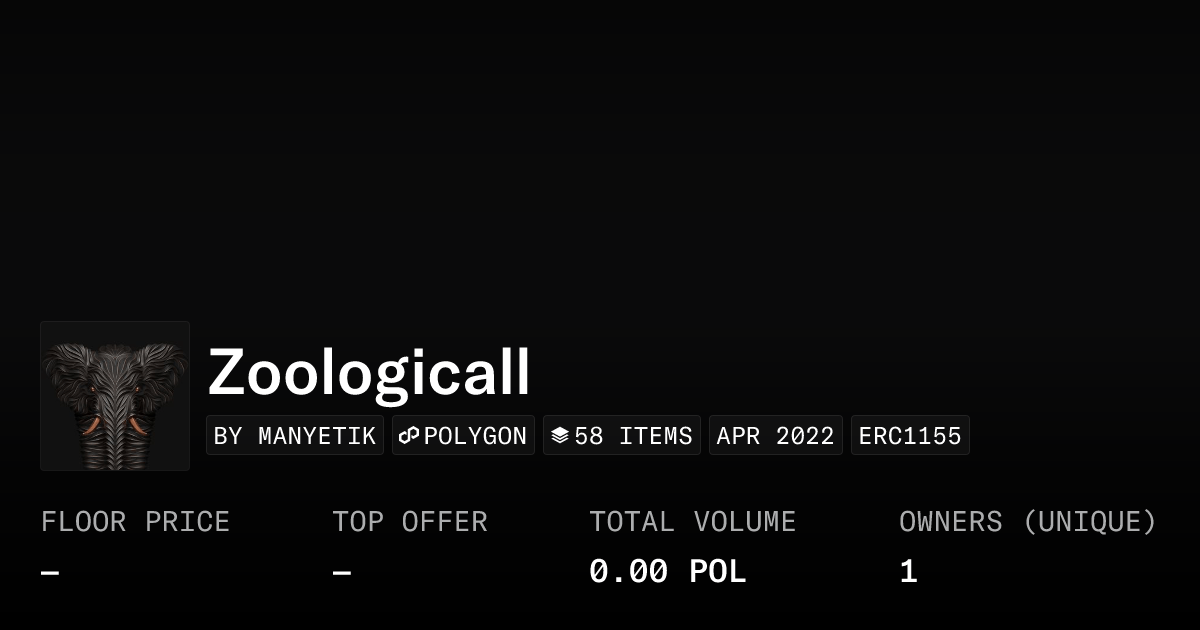 Zoologicall Collection Opensea