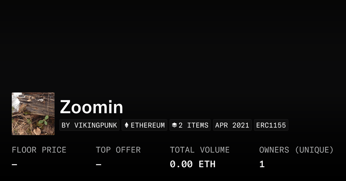 Zoomin Collection Opensea