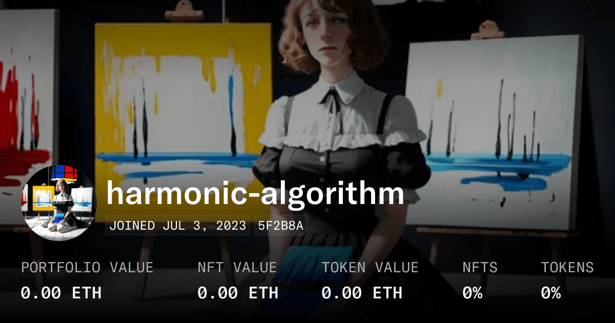Harmonic Algorithm Profile Opensea