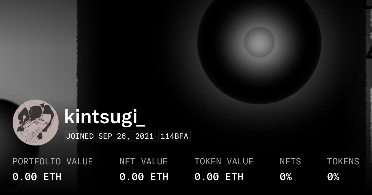 Kintsugi Profile Opensea