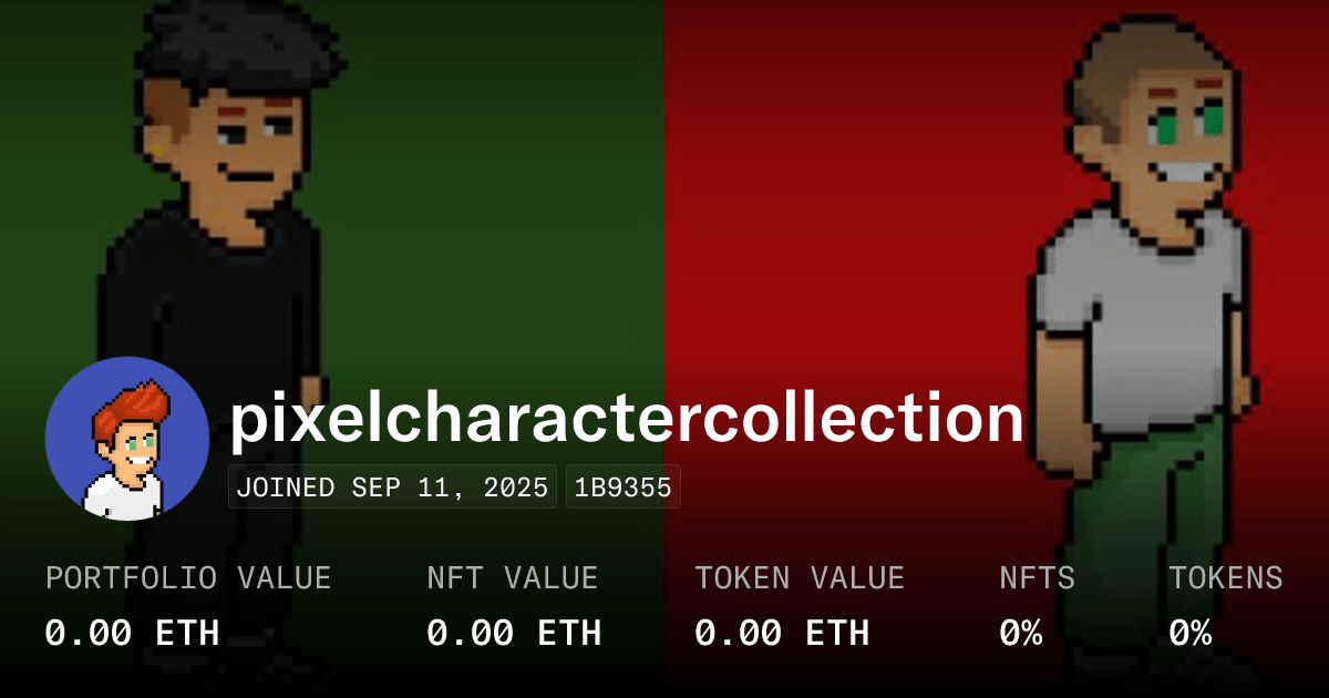 Pixelcharactercollection Profile Opensea