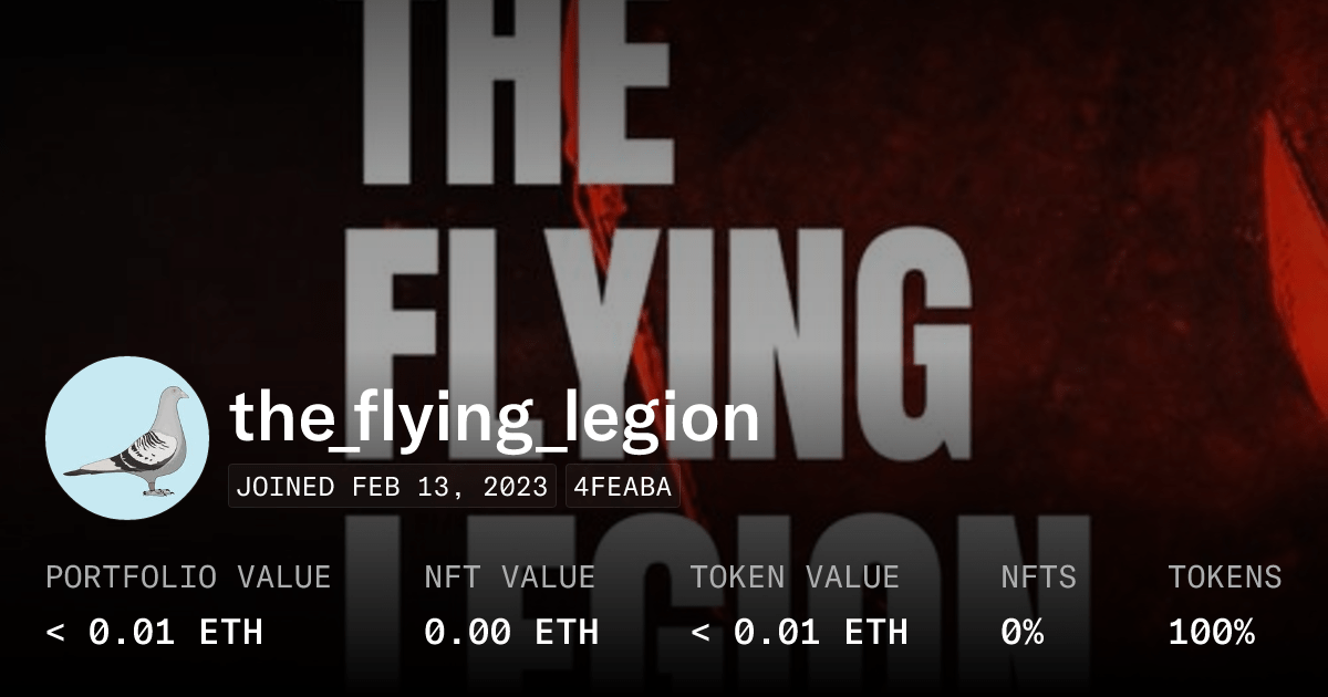 The Flying Legion Profile Opensea