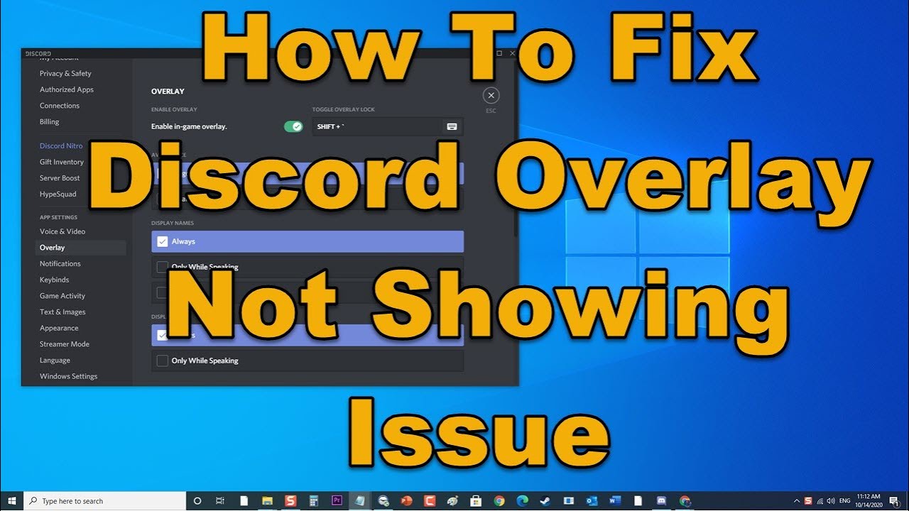 Discord Overlay Not Working? Here is a Permanent Fix