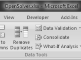 Help Opensolver For Excel