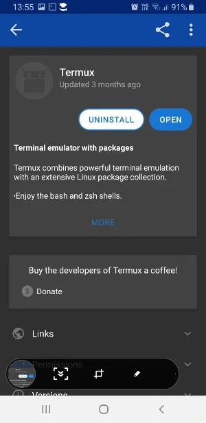 Download and install the android sdk platform tools from google's developer site. Use A Linux Terminal On Your Android Phone Opensource Com
