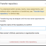 Transfer GitHub Repository | Google Open Source