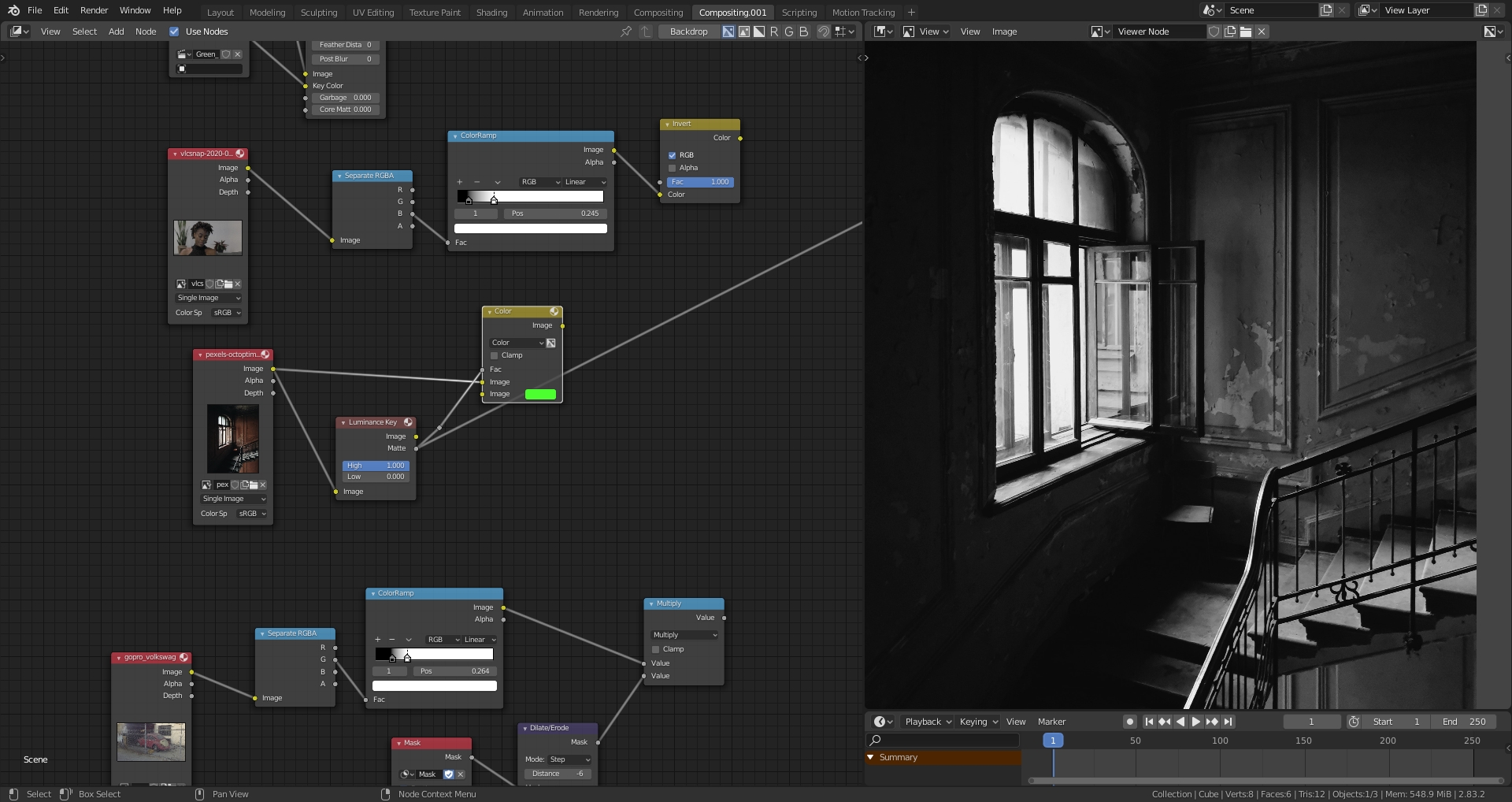 Matte Fx Using Channels as Mattes | OpenVisual FX