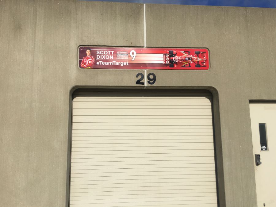 2016 IMS Garage Area Signs - OpenWheel.com