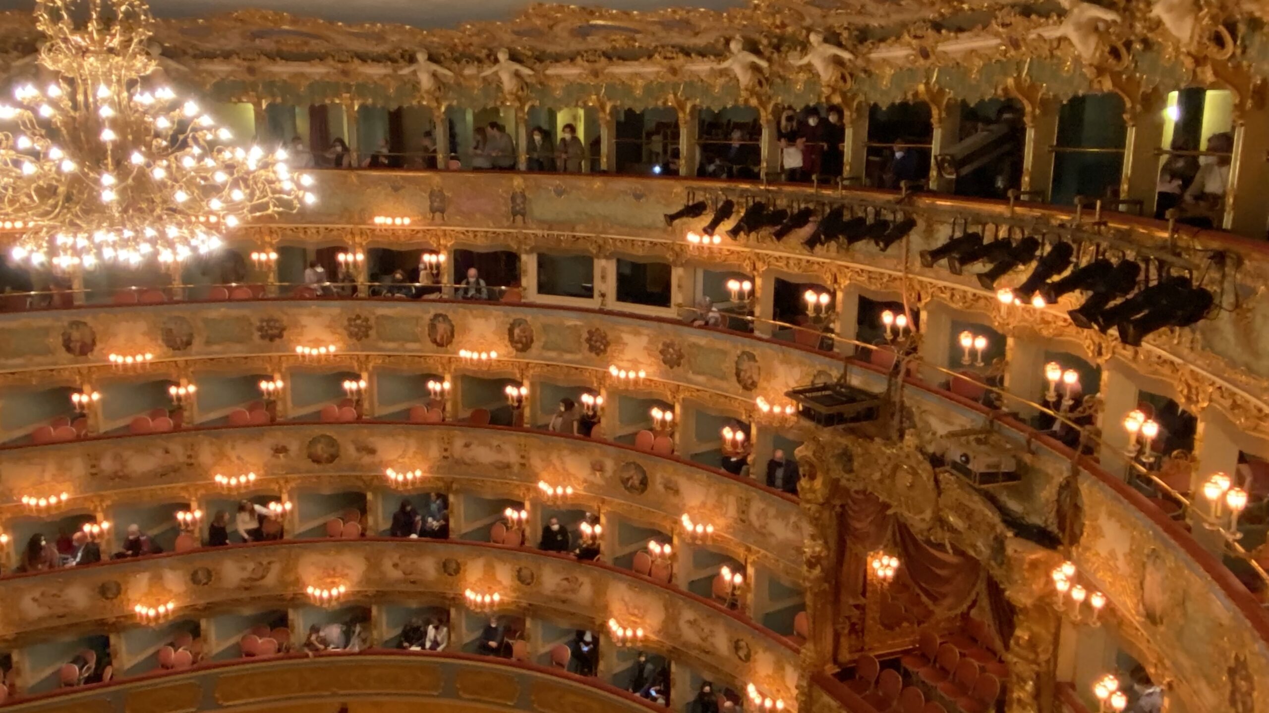Interior of La Fenice, Venice