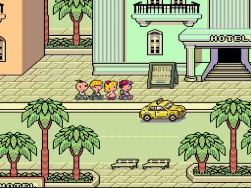 Earthbound - Ness and Friends in Summers | oprainfall's Top Gaming Moments of 2013