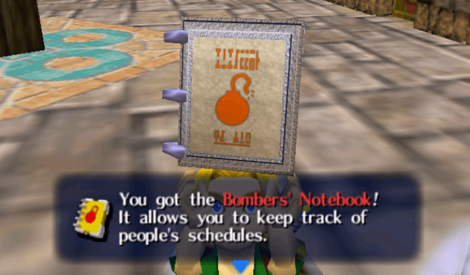 Majora's Mask 3D Updates Bombers' Notebook - oprainfall