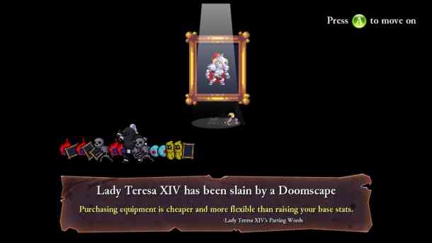 Rogue Legacy | Death Screen