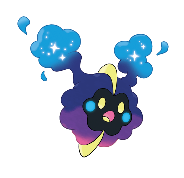 Cosmog can absorb light to become bigger.