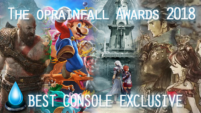 2018 oprainfall Awards: Best Console Exclusive - oprainfall