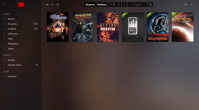 gog galaxy 2.0 playstation
