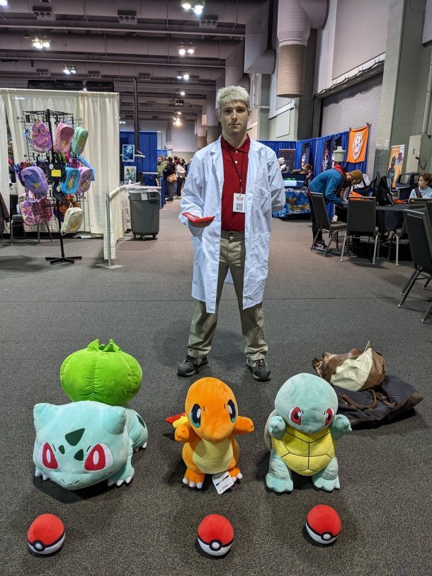 RetroGameCon Professor Oak | oprainfall gaming