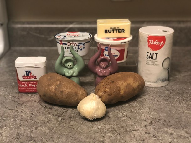 Cooking Eorzea | Mashed Popotoes ingredients.