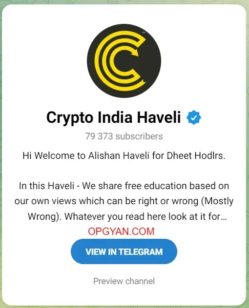1001+ Best Telegram Channel For Cryptocurrency In India: Best Crypto