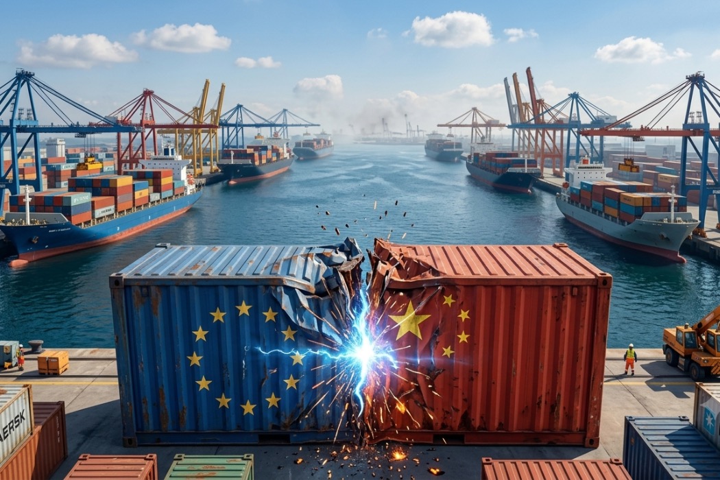 Titelfoto bij artikel Europa kan zich geen handelsoorlog met China veroorloven Pieter cleppe opiniez