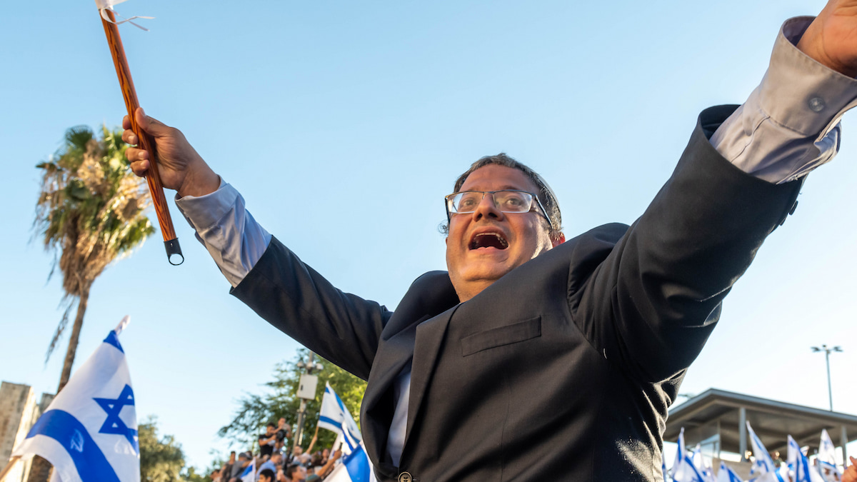 titelfoto bij artikel Over de snoeiharde uitspraken van de Israëlische minister Ben Gvir maaike van charante opiniez