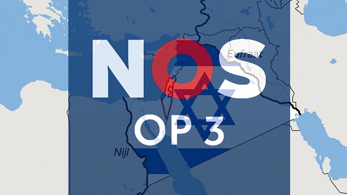 Titelfoto artikel Israël-berichtgeving NOS krijgt antisemitische trekken Maaike van charante opiniez